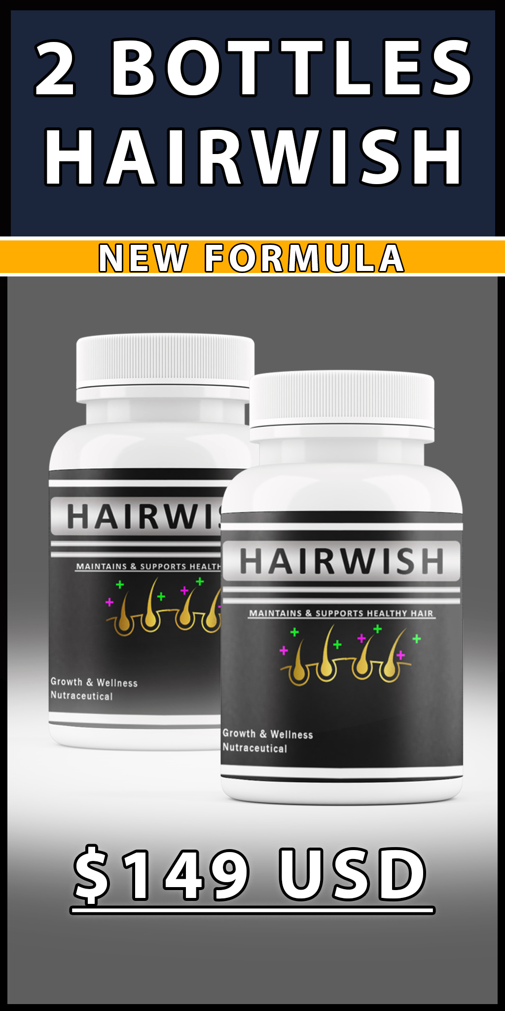 Order 2 Bottles Mr.HairWish