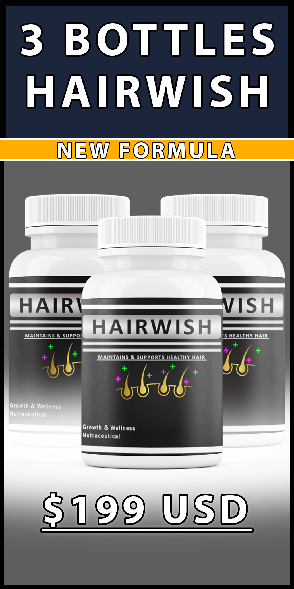 Order 3 Bottles Mr.HairWish